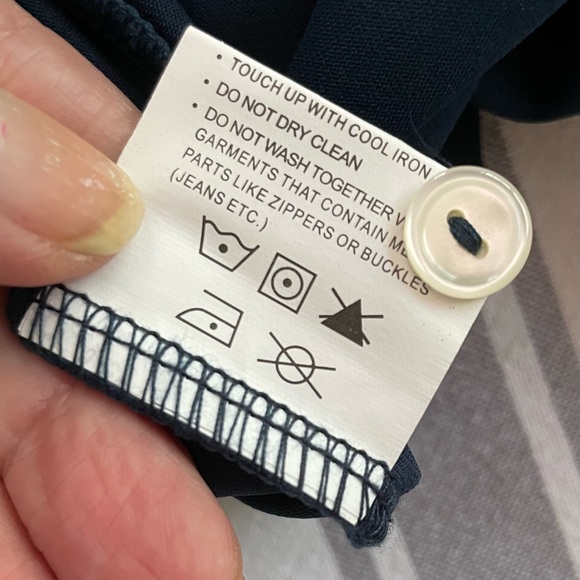 C.Defoor Men’s Polo Shirt. XL Dark Blue/Green. NWT - Picture 8 of 10